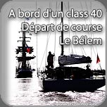 A bord d'un class40, Blem, Dpart Solidaire du chocolat...